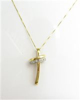 Halskette Orelù Dame in Gold Diamante 0.04 Ct 001088 - 001088